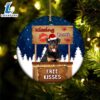 Rottweiler Kissing Booth Christmas Ornament, Gift For Christmas