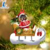 Rottweiler Merry Christmas Ornament, Gift For Christmas Dog Loves 3 Rottweiler Merry Christmas Ornament, Gift For Christmas