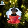 Rottweiler On The Cup Christmas Ornament, Gift For Christmas Dog Loves 3 Rottweiler On The Cup Christmas Ornament, Gift For Christmas