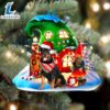 Rottweiler With Rudolph's House Christmas Ornament, Gift For Christmas Dog Loves 2 Rottweiler With Rudolph's House Christmas Ornament, Gift For Christmas