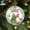 Rough-Collie Tree Merry Christmas Ornament, Gift For Christmas