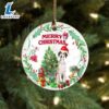 Christmas 2024 Saluki Tree Merry Christmas Ornament, Gift For Christmas 3 Saluki Tree Merry Christmas Ornament, Gift For Christmas