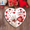Samoyed Happy Valentine's Day Ornament, Gift For Christmas