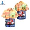 San Francisco Fire Department (SFFD) Fire Engine Christmas Hawaiian Shirt