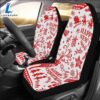 Santa Claus And Reindeer Carrying Gifts Car Seat Covers Car Decor 3 Santa Claus And Reindeer Carrying Gifts Car Seat Covers