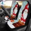 Santa Claus Climbs The Chimney Car Seat Covers Car Decor 3 Santa Claus Climbs The Chimney Car Seat Covers