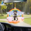 Schnauzer With Angel Wings Memorial Ornament, Gift For Christmas Dog Loves 3 Schnauzer With Angel Wings Memorial Ornament, Gift For Christmas