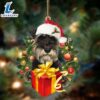 Schnauzer-Dogs Give Gifts Hanging Ornament, Gift For Christmas Dog Loves 2 Schnauzer-Dogs Give Gifts Hanging Ornament, Gift For Christmas