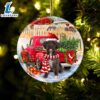 Christmas 2024 Schnoodle With Red Truck Christmas Ornament, Gift For Christmas 2 Schnoodle With Red Truck Christmas Ornament, Gift For Christmas