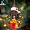 Schnoodle-Dogs Give Gifts Hanging Ornament, Gift For Christmas Dog Loves 2 Schnoodle-Dogs Give Gifts Hanging Ornament, Gift For Christmas