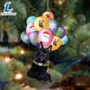 Scottish Terrier With Balloons Christmas Ornament, Gift For Christmas Dog Loves 3 Scottish Terrier With Balloons Christmas Ornament, Gift For Christmas
