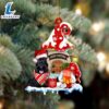 Scottish-Terrier With Mushroom House Christmas Ornament, Gift For Christmas Dog Loves 2 Scottish-Terrier With Mushroom House Christmas Ornament, Gift For Christmas