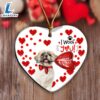 Shih Tzu Happy Valentine's Day Ornament, Gift For Christmas