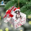 Staffordshire-Bull-Terrier In Gift Box Christmas Ornament, Gift For Christmas