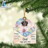 St-Bernard God Says You Ornament, Gift For Christmas Dog Loves 2 St-Bernard God Says You Ornament, Gift For Christmas
