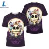 The Nightmare Before Christmas Characters Purple T-shirt