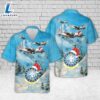US Air Force Kentucky Air National Guard 165th Airlift Squadron Lockheed C-130H Hercules Christmas Hawaiian Shirt - Gift Christmas Hawaiian 3 US Air Force Kentucky Air National Guard 165th Airlift Squadron Lockheed C-130H Hercules Christmas Hawaiian Shirt