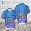 US Air Force McDonnell Douglas F-4 Phantom II Christmas Hawaiian Shirt - Gift Christmas Hawaiian 2 US Air Force McDonnell Douglas F-4 Phantom II Christmas Hawaiian Shirt