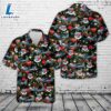 US Air Force Puerto Rico Air National Guard 156th Wing Lockheed WC-130H Hercules Christmas Hawaiian Shirt