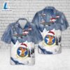 US Air Force Texas Air National Guard 182d Fighter Squadron F-16 Fighting Falcon Christmas Hawaiian Shirt
