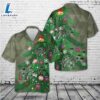 US Army Paratroopers With The 82nd Airborne Division Parachute Christmas Hawaiian Shirt 2
