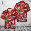 Vaughan Fire and Rescue Services Aerial 737 Christmas Hawaiian Shirt