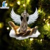 Weimaraner On The Hands Of Jesus Ornament, Gift For Christmas Dog Loves 3 Weimaraner On The Hands Of Jesus Ornament, Gift For Christmas
