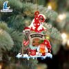 Weimaraner With Mushroom House Christmas Ornament, Gift For Christmas