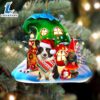 Welsh Corgi With Rudolph's House Christmas Ornament, Gift For Christmas