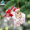 Welsh-Corgi In Gift Box Christmas Ornament, Gift For Christmas Dog Loves 3 Welsh-Corgi In Gift Box Christmas Ornament, Gift For Christmas