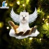 West Highland White Terrier On The Hands Of Jesus Ornament, Gift For Christmas Dog Loves 2 West Highland White Terrier On The Hands Of Jesus Ornament, Gift For Christmas
