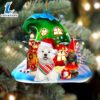 West Highland White Terrier With Rudolph's House Christmas Ornament, Gift For Christmas Dog Loves 3 West Highland White Terrier With Rudolph's House Christmas Ornament, Gift For Christmas