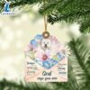 West-Highland-White-Terrier God Says You Ornament, Gift For Christmas