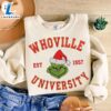 Whoville University Est 1957 Embroidered Sweatshirt, Embroidered Grinch Hoodie, Christmas Shirt, Gift For MomFunny Christmas Shirt 2 Whoville University Est 1957 Embroidered Sweatshirt, Embroidered Grinch Hoodie, Christmas Shirt, Gift For MomFunny Christmas Shirt