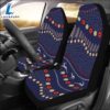 Winter Motifs Christmas Car Seat Covers Car Decor 2 Winter Motifs Christmas Car Seat Covers