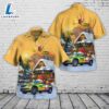 Yorkshire Air Ambulance Car & Eurocopter EC 145T2 Christmas Hawaiian Shirt