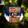 Yorkshire Terrier Kissing Booth Christmas Ornament, Gift For Christmas