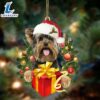 Yorkshire Terrier-Dogs Give Gifts Hanging Ornament, Gift For Christmas Dog Loves 2 Yorkshire Terrier-Dogs Give Gifts Hanging Ornament, Gift For Christmas