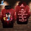A Great Love Is Not One Who Love Many - Mickey Minnie Over Print 3d Hoodie Zip Hoodie
