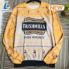 Bushmills Irish Whiskey Snowflakes Xmas Ugly Christmas Sweater