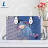 Charming Winnie The Pooh Eeyore Leather Handbag for Women