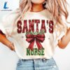 Christmas Glitter, Santa's favorite nurse shirt