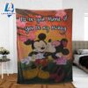 Custom Name I'll Be Your Mine Mickey And Miinie Blanket