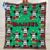 Custom Name Mickey Minnie Xmas Blanket 4 Custom Name Mickey Minnie Xmas Blanket