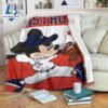 Disney Mickey Mouse Houston Astros Team Baseball Blanket 5 Disney Mickey Mouse Houston Astros Team Baseball Blanket