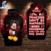 I Am A Disney Princess Mickey Jacket Full 3D Zip Hoodie