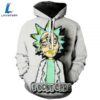 I Don’T Care Rick And Morty 3D Printed Unisex Hoodies