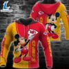 Kansas City Chiefs Mickey Mouse Disney Men And Women 3d Full Printing Hoodie - Gift for Mickey Fans