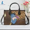 Leopard Winnie The Pooh Eeyore Leather Handbag