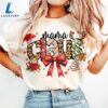 Mama Claus, Coquette Bow Christmas, Christmas Season Shirt 2 Mama Claus, Coquette Bow Christmas, Christmas Season Shirt